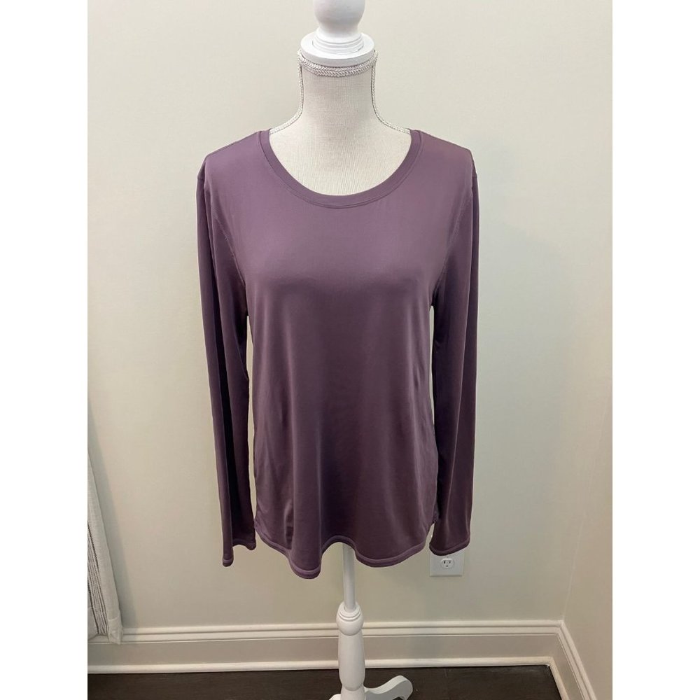 Fabletics Purple Long Sleeve Tee Size XL